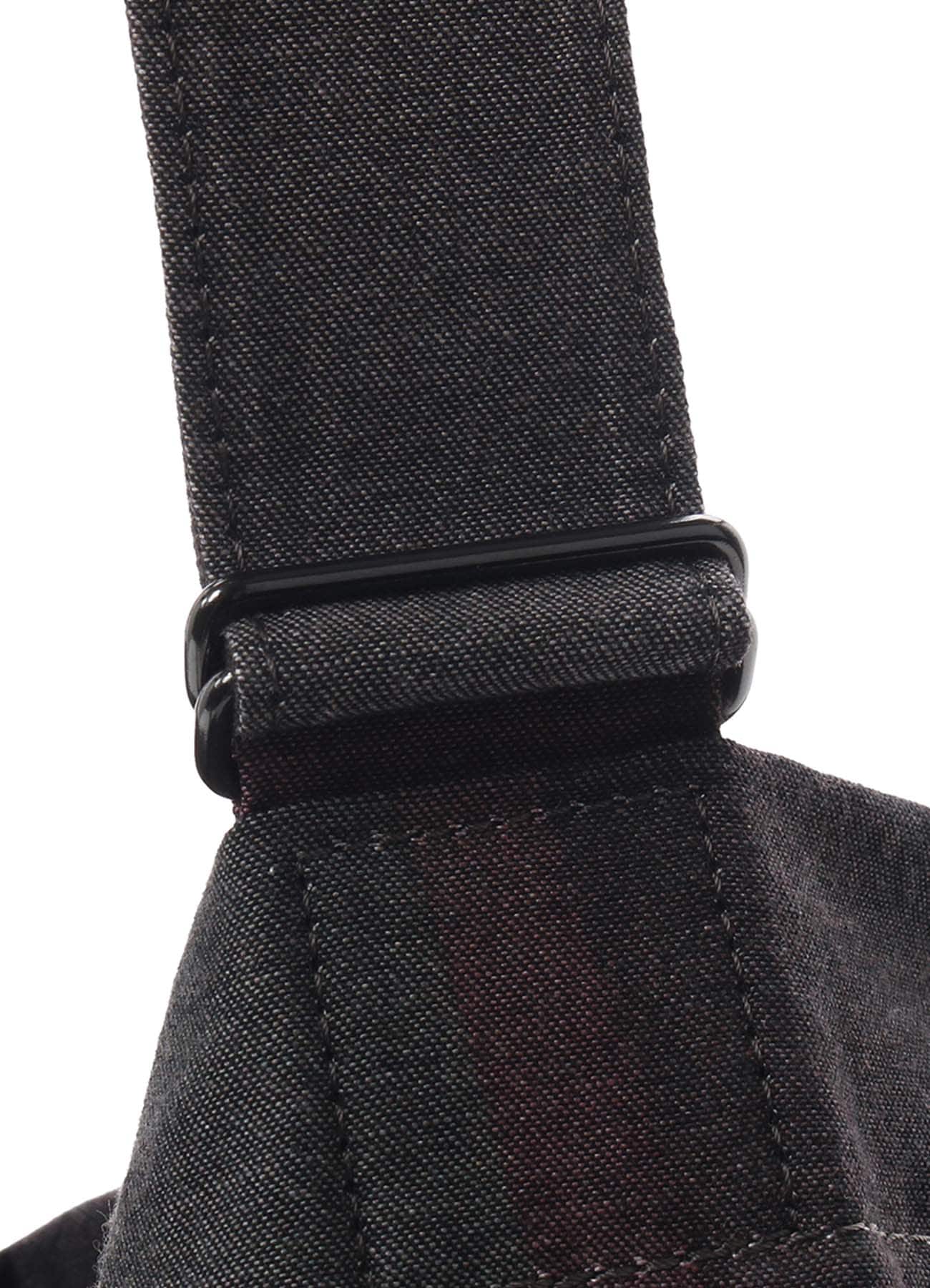 VASE DESIGN COLLAGE PRINT BELTED TOTE BAG L