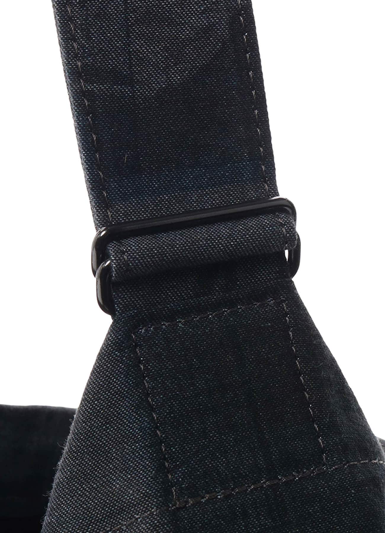 VASE DESIGN COLLAGE PRINT BELTED TOTE BAG L