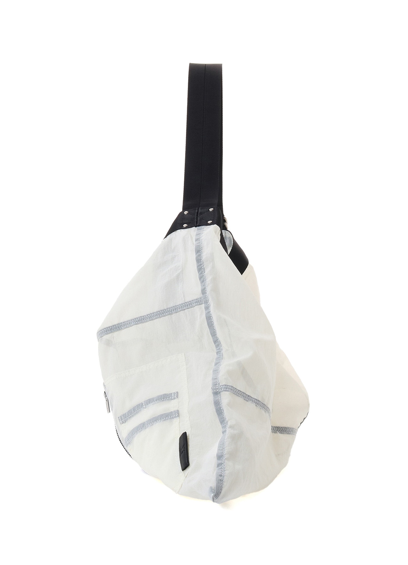 SHEER RIPSTOP NYLON BIG SHOULDER BAG