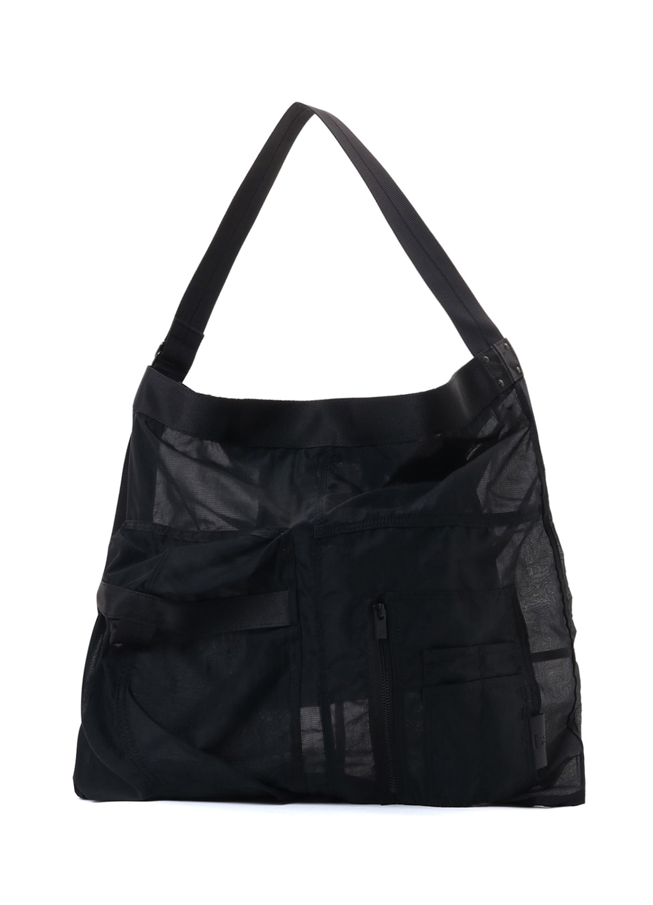 SHEER RIPSTOP NYLON BIG SHOULDER BAG
