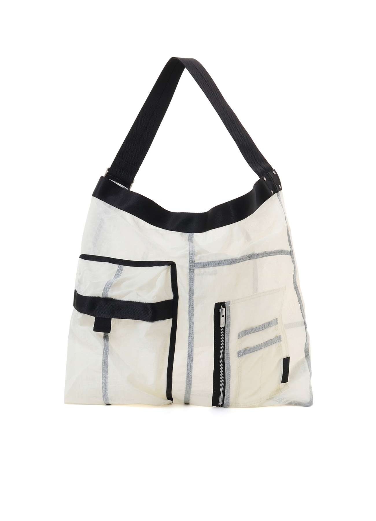 SHEER RIPSTOP NYLON BIG SHOULDER BAG
