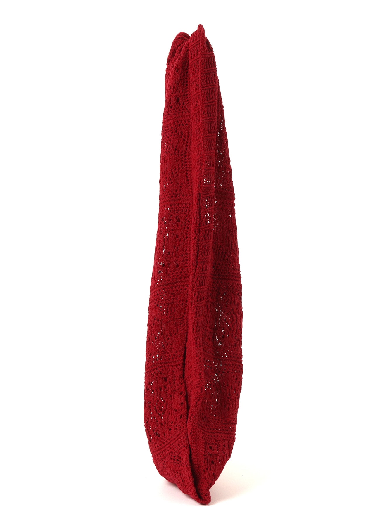 MEXICAN TILE PATTERN KNIT TOTE BAG