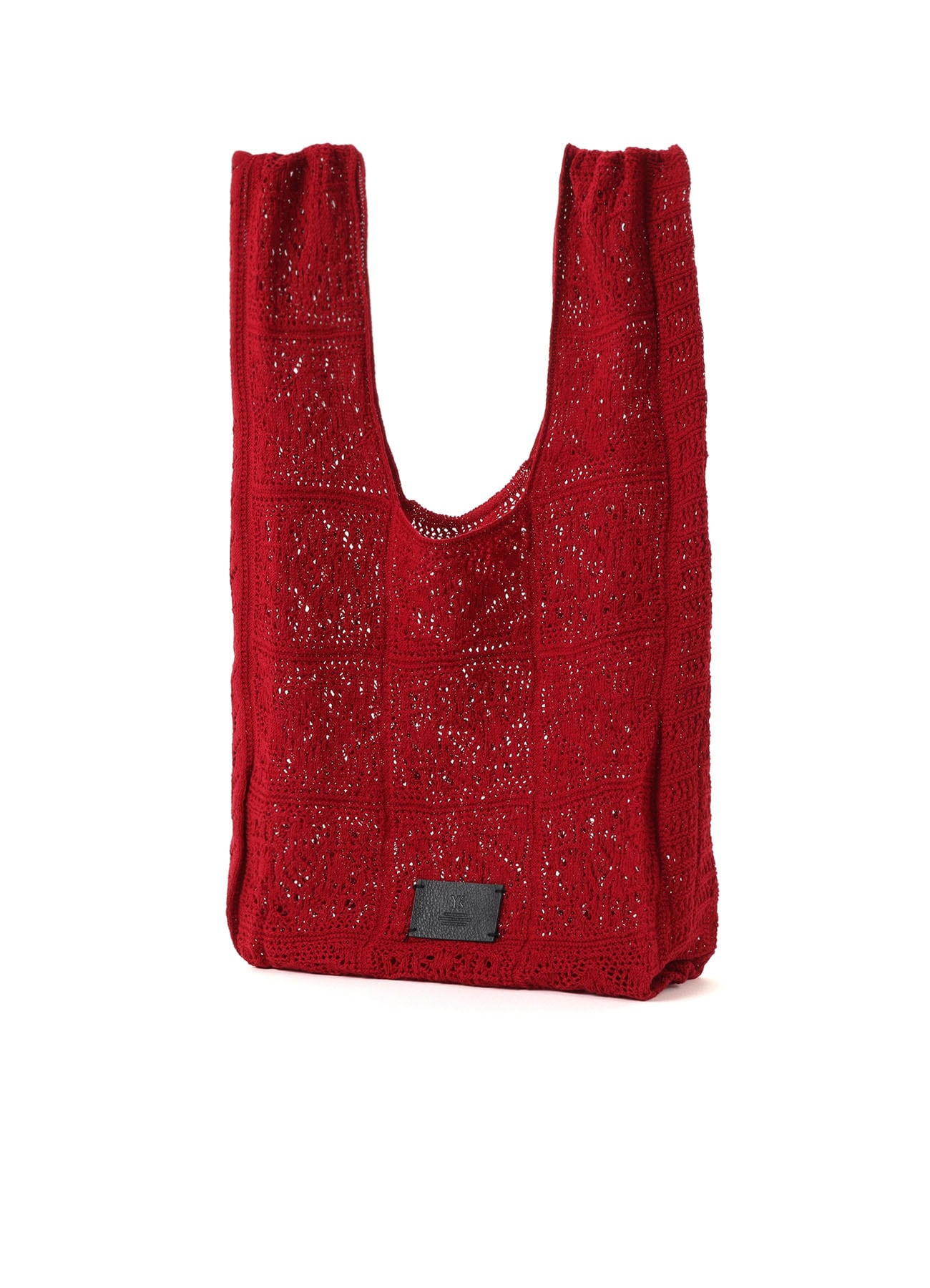 MEXICAN TILE PATTERN KNIT TOTE BAG