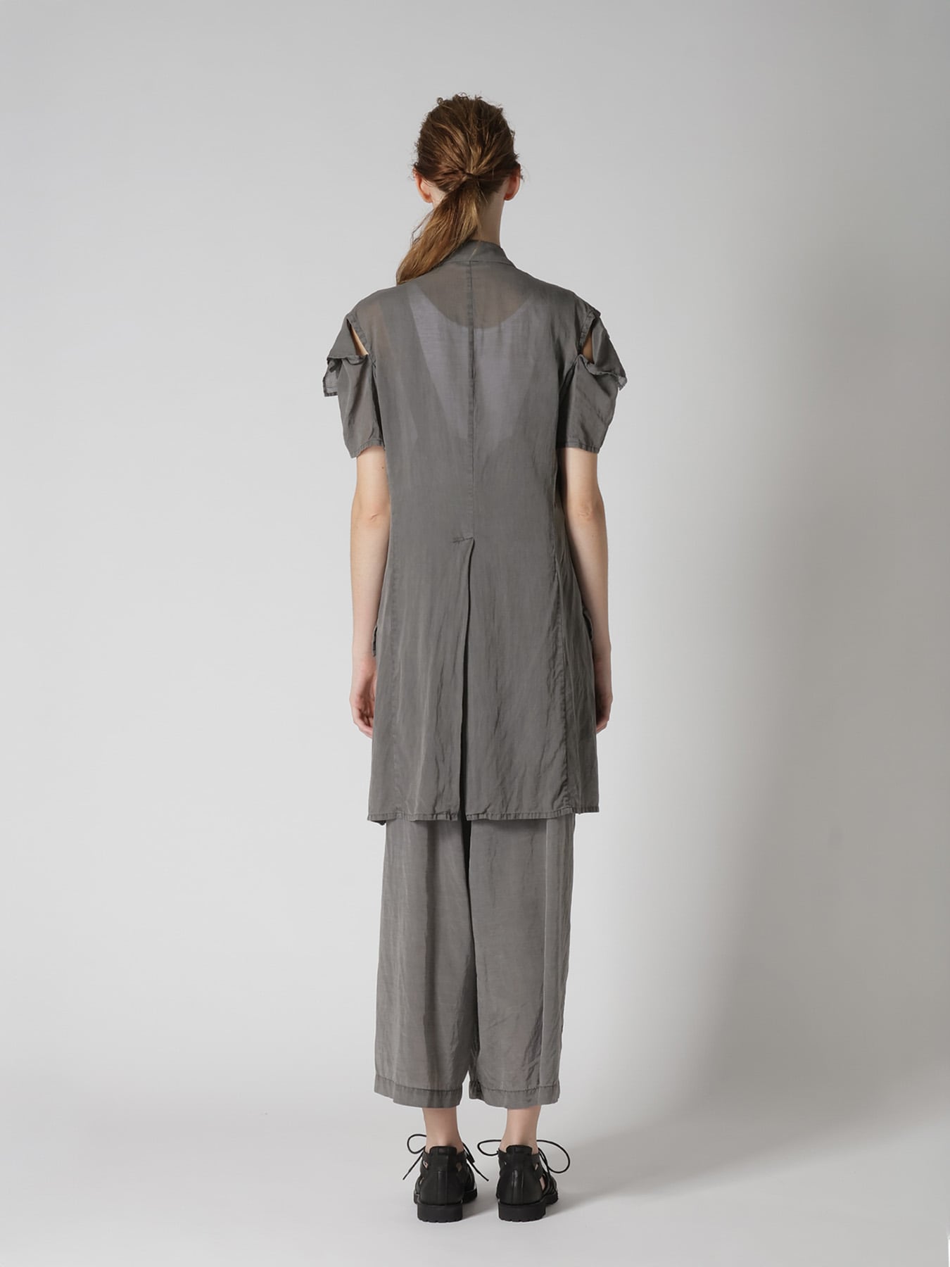 CUPRO/COTTON GARMENT DYED JACKET