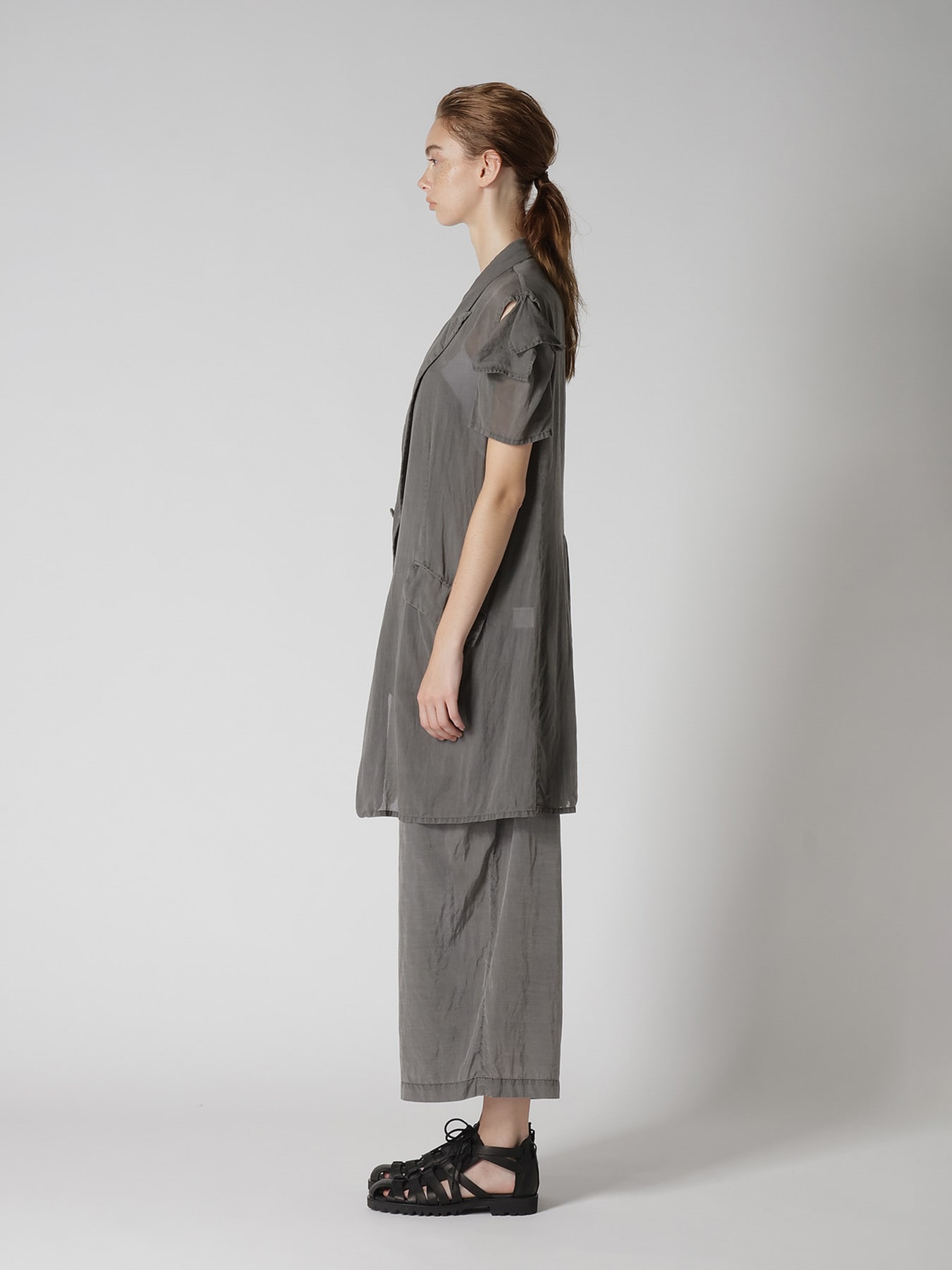 CUPRO/COTTON GARMENT DYED JACKET