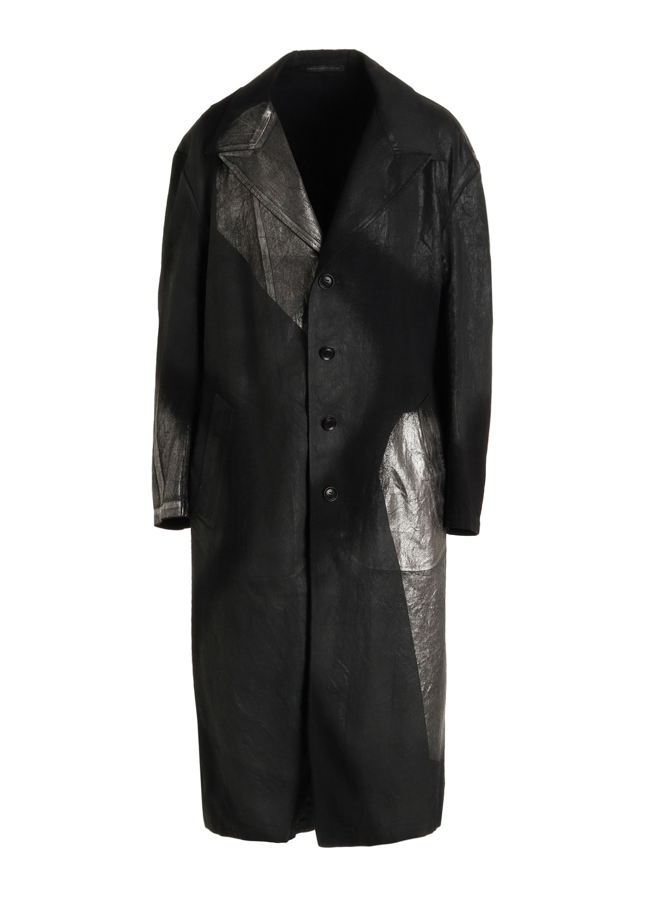 8OZ DENIM FOIL PRINT TAILORED JACKET