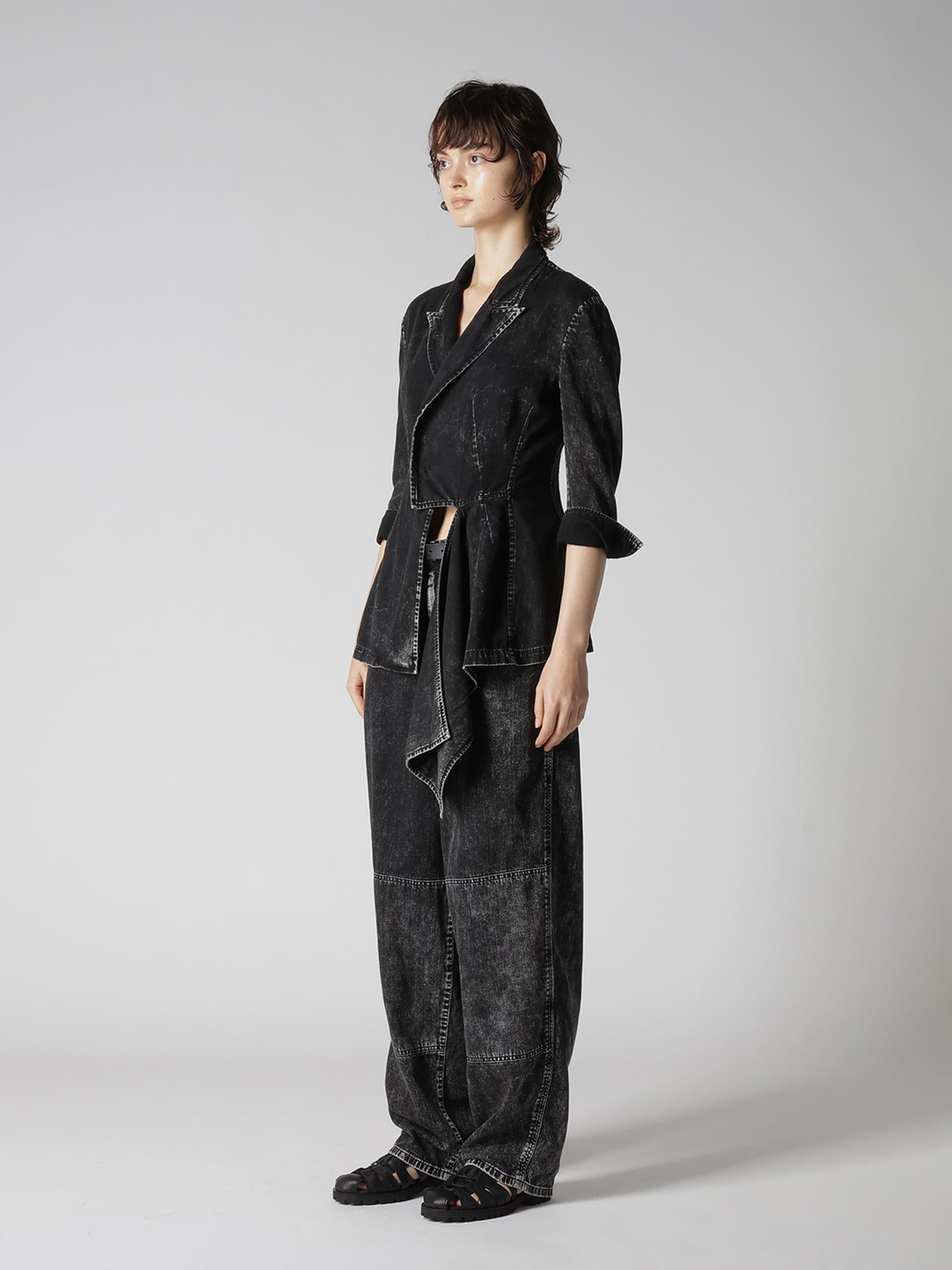 6OZ DENIM CHEMICAL WASH JACKET