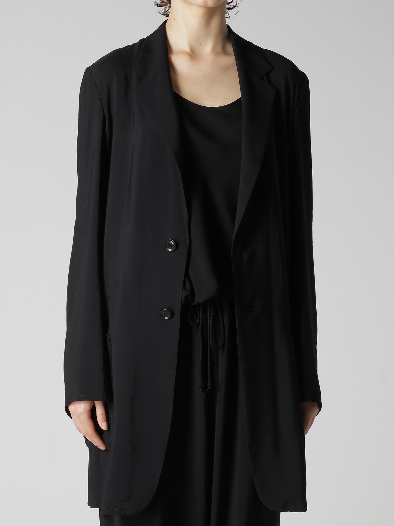 CU/RY HARD TWISTED SERGE TAILORED JACKET