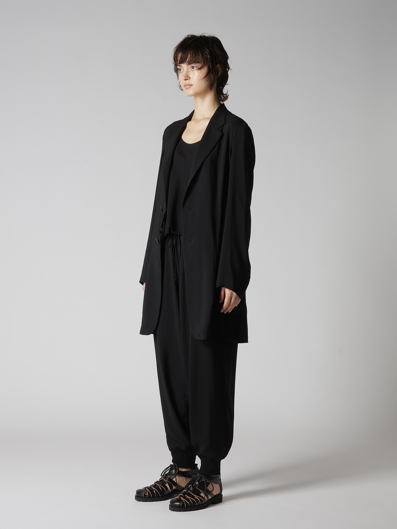 CU/RY HARD TWISTED SERGE TAILORED JACKET