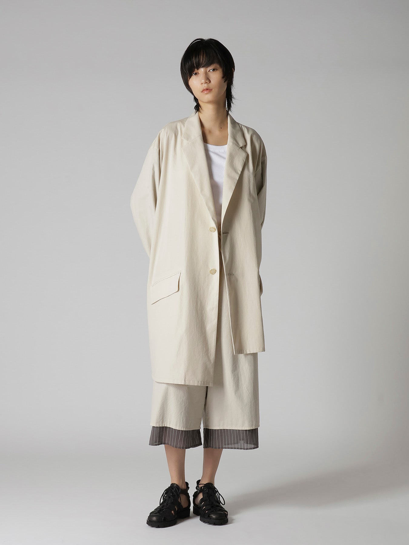 COTTON BROAD BIG JACKET