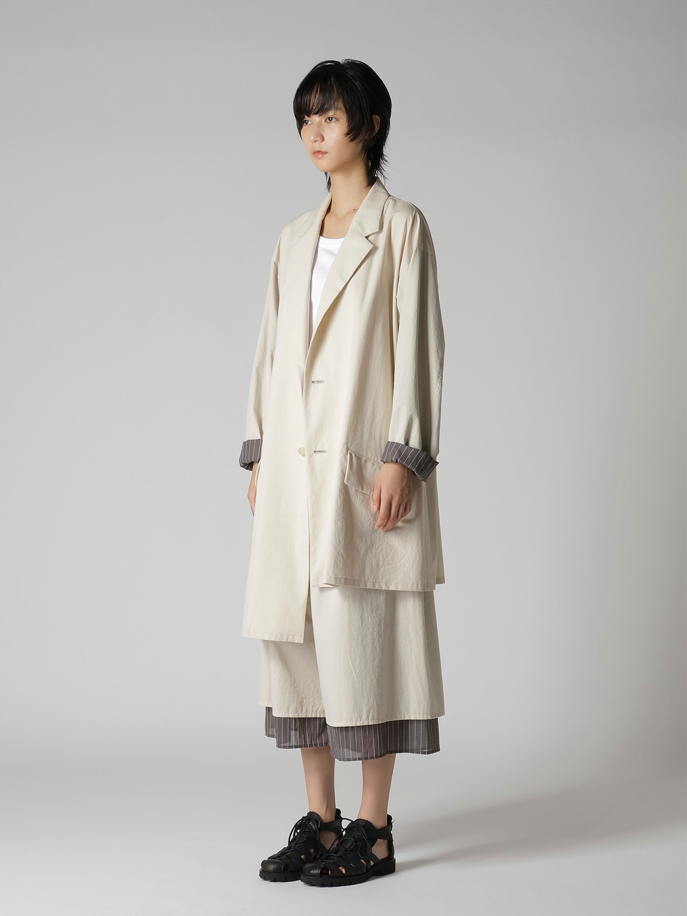 COTTON BROAD BIG JACKET