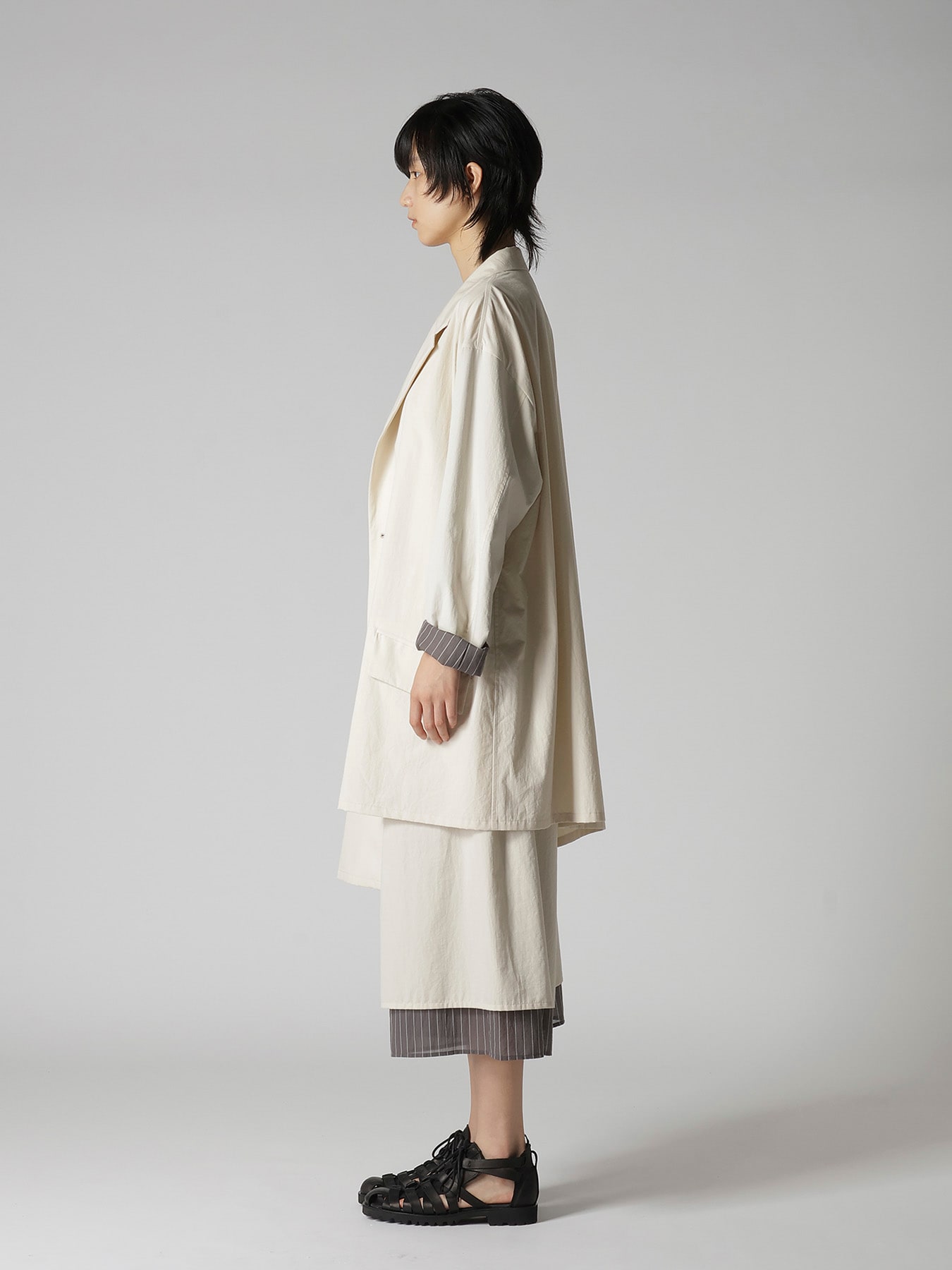 COTTON BROAD BIG JACKET