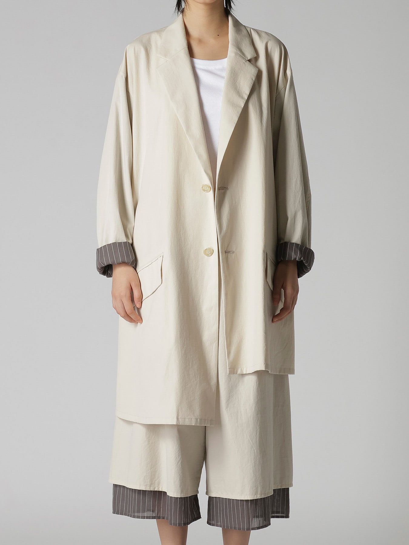 COTTON BROAD BIG JACKET
