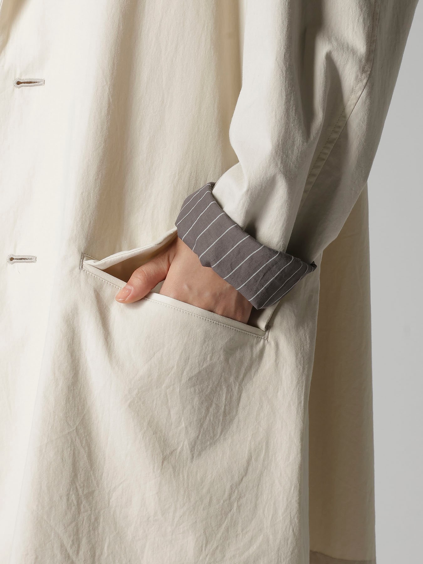 COTTON BROAD BIG JACKET