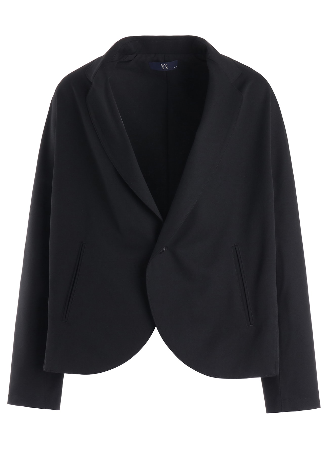 WOOL GABARDINE SET IN SLEEVE JACKET