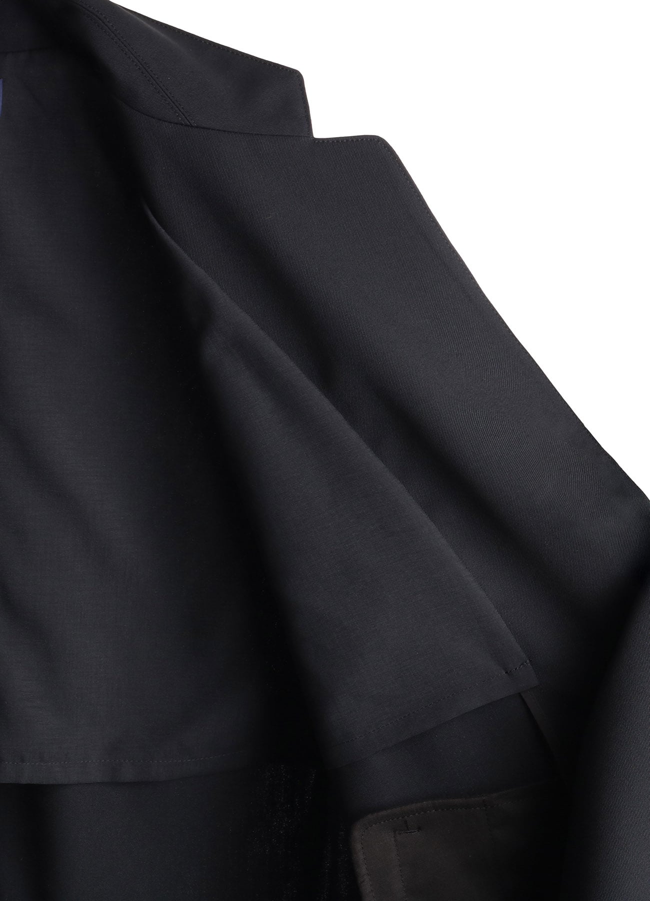 WOOL GABARDINE SET IN SLEEVE JACKET