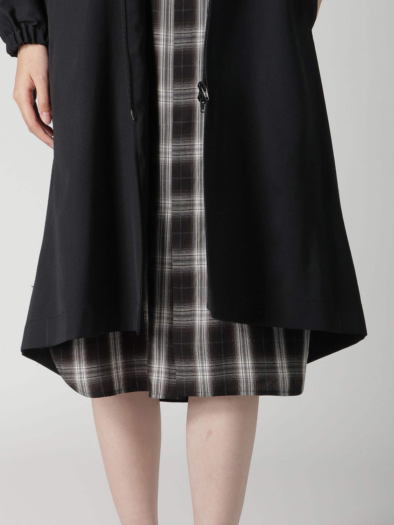 WOOL GABARDINE SAILOR COLLAR JACKET