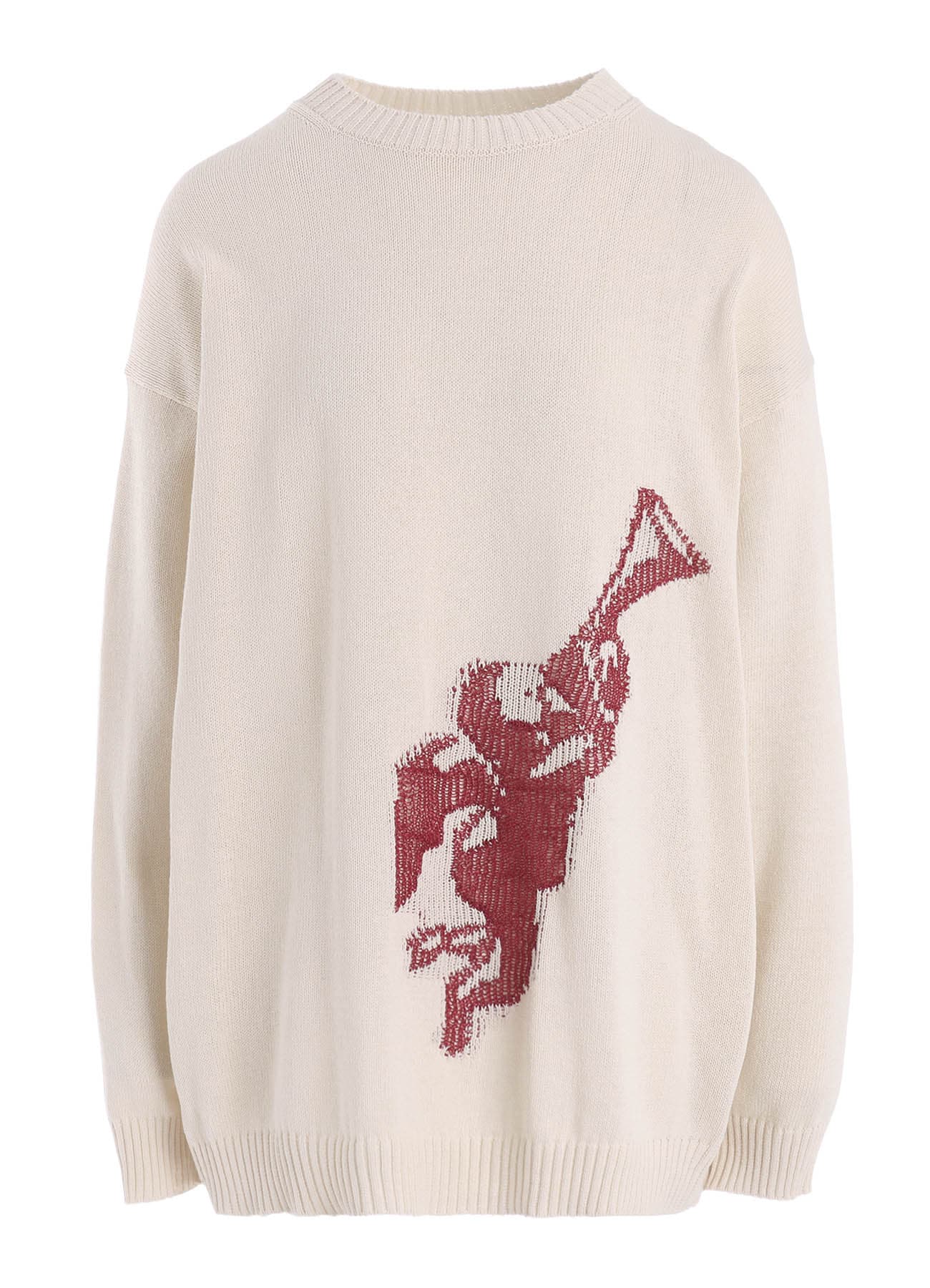 TOY GLITER JACQUARD LONG SLEEVE PULLOVER