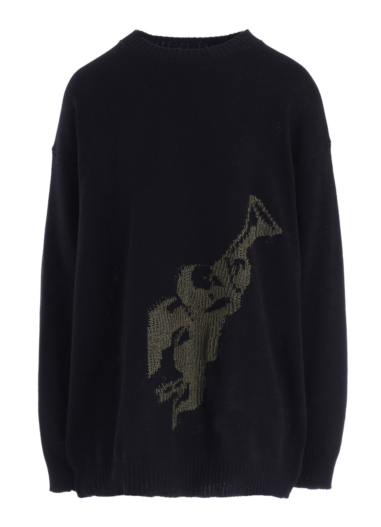 TOY GLITER JACQUARD LONG SLEEVE PULLOVER