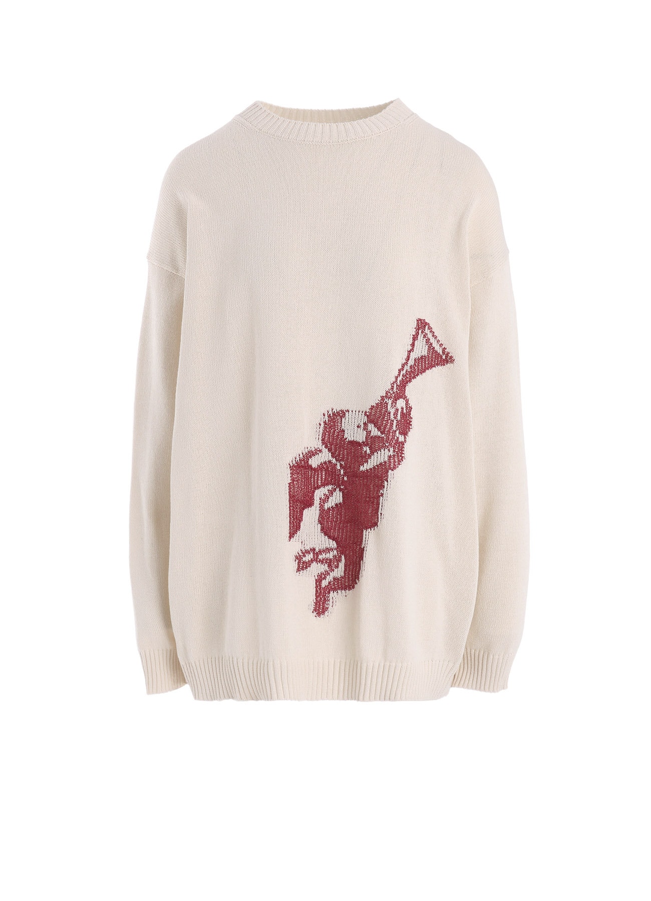 TOY GLITER JACQUARD LONG SLEEVE PULLOVER