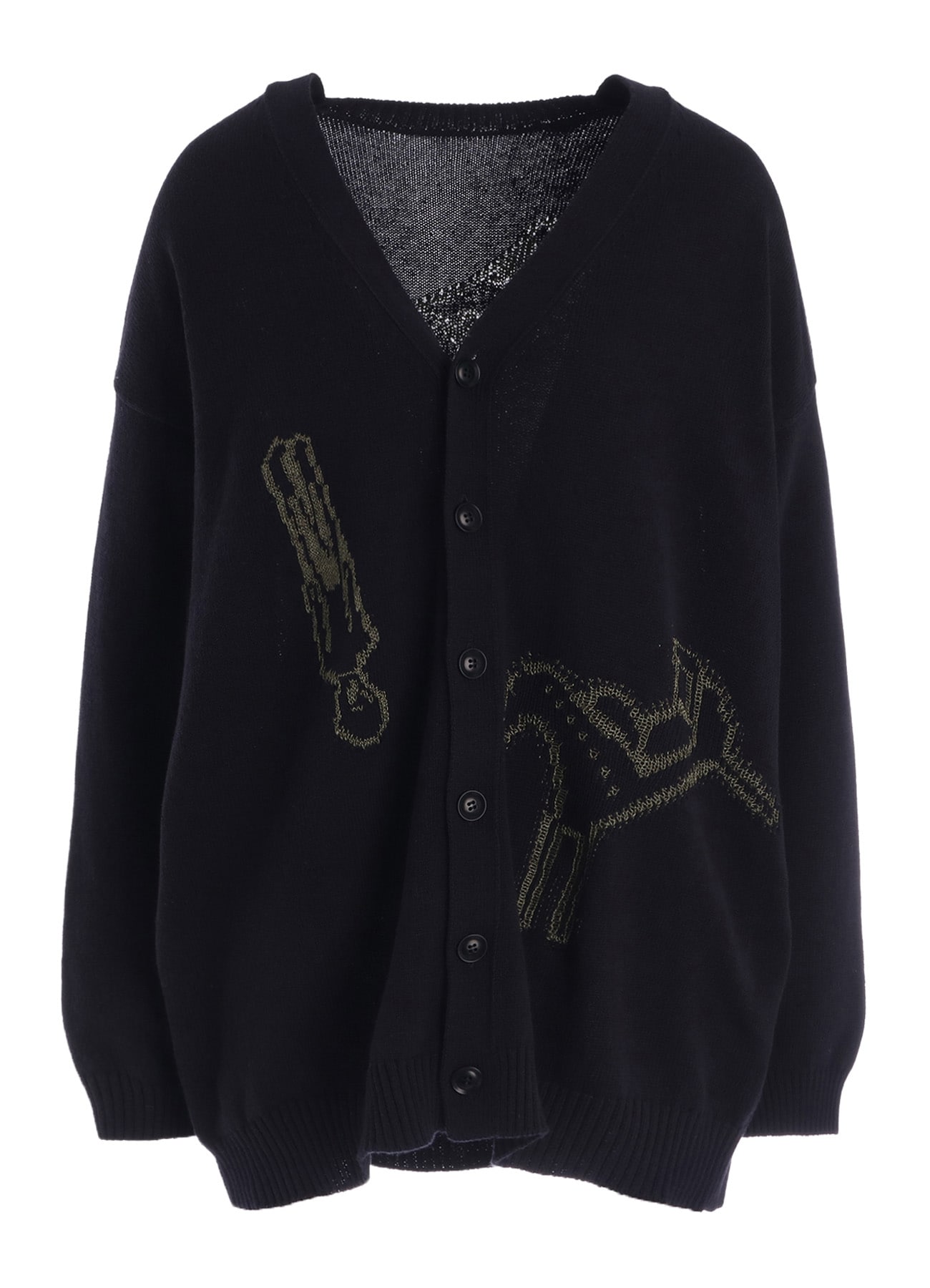 TOY GLITER JACQUARD CARDIGAN