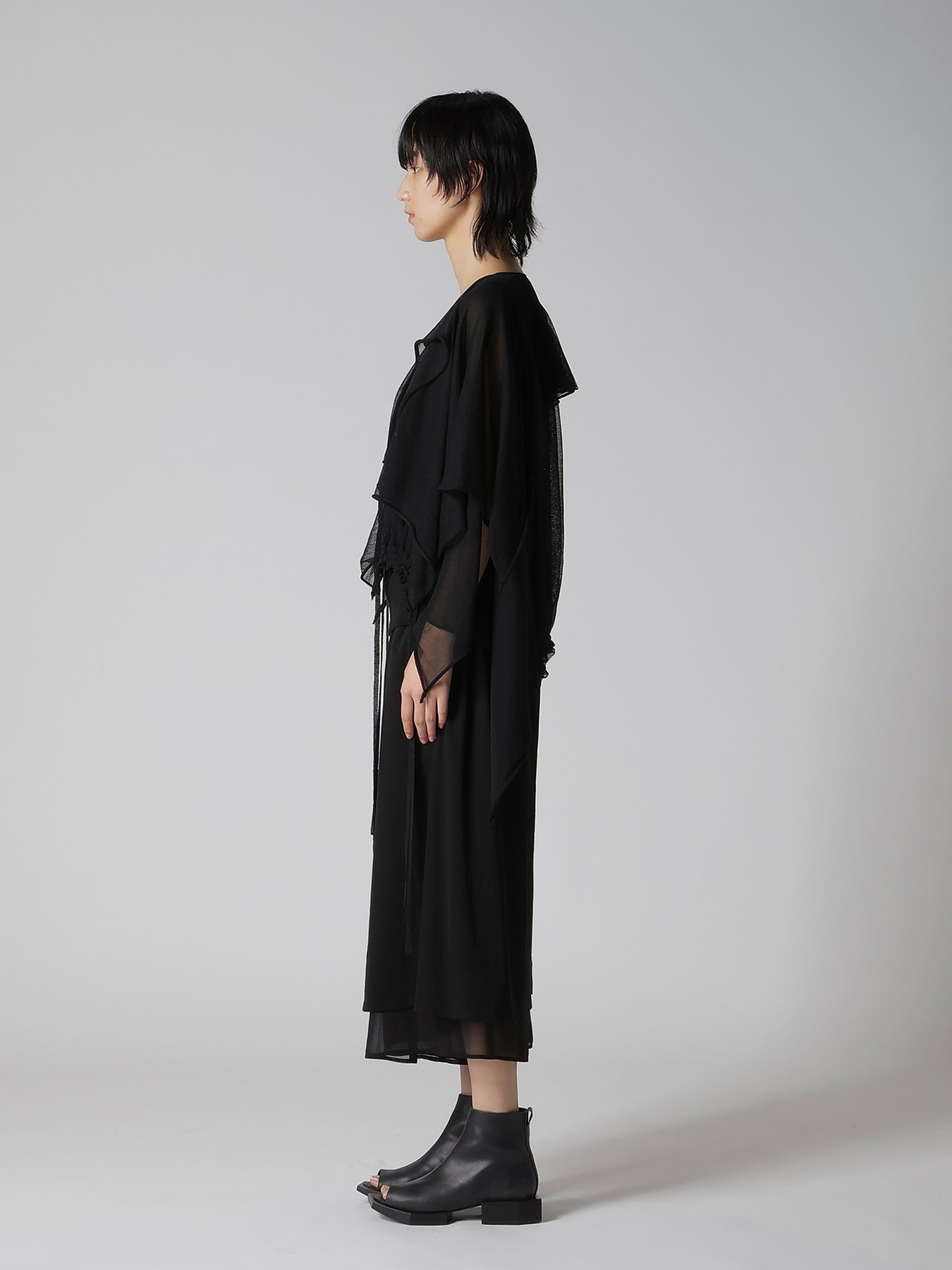 SHEER JERSEY 2 WAY PONCHO