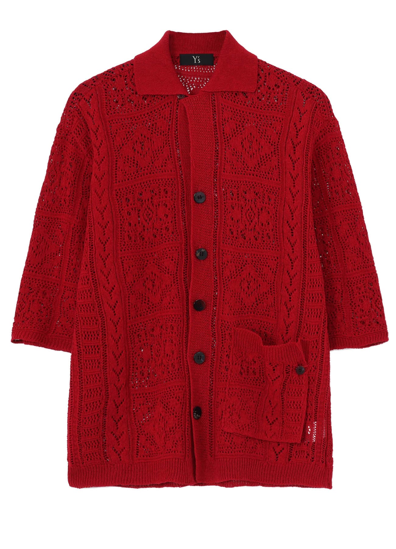 MEXICAN TILE PATTERN KNIT SHIRT