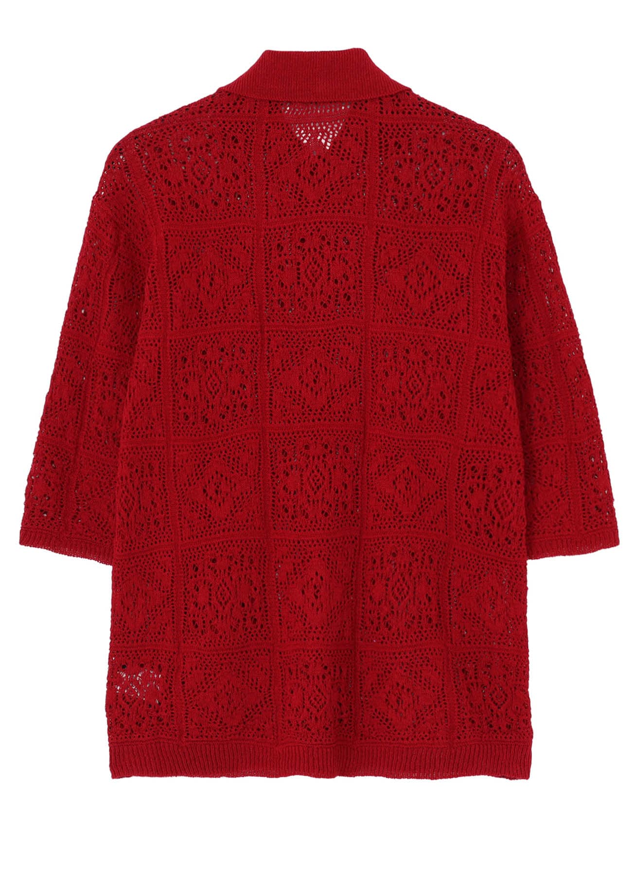 MEXICAN TILE PATTERN KNIT SHIRT