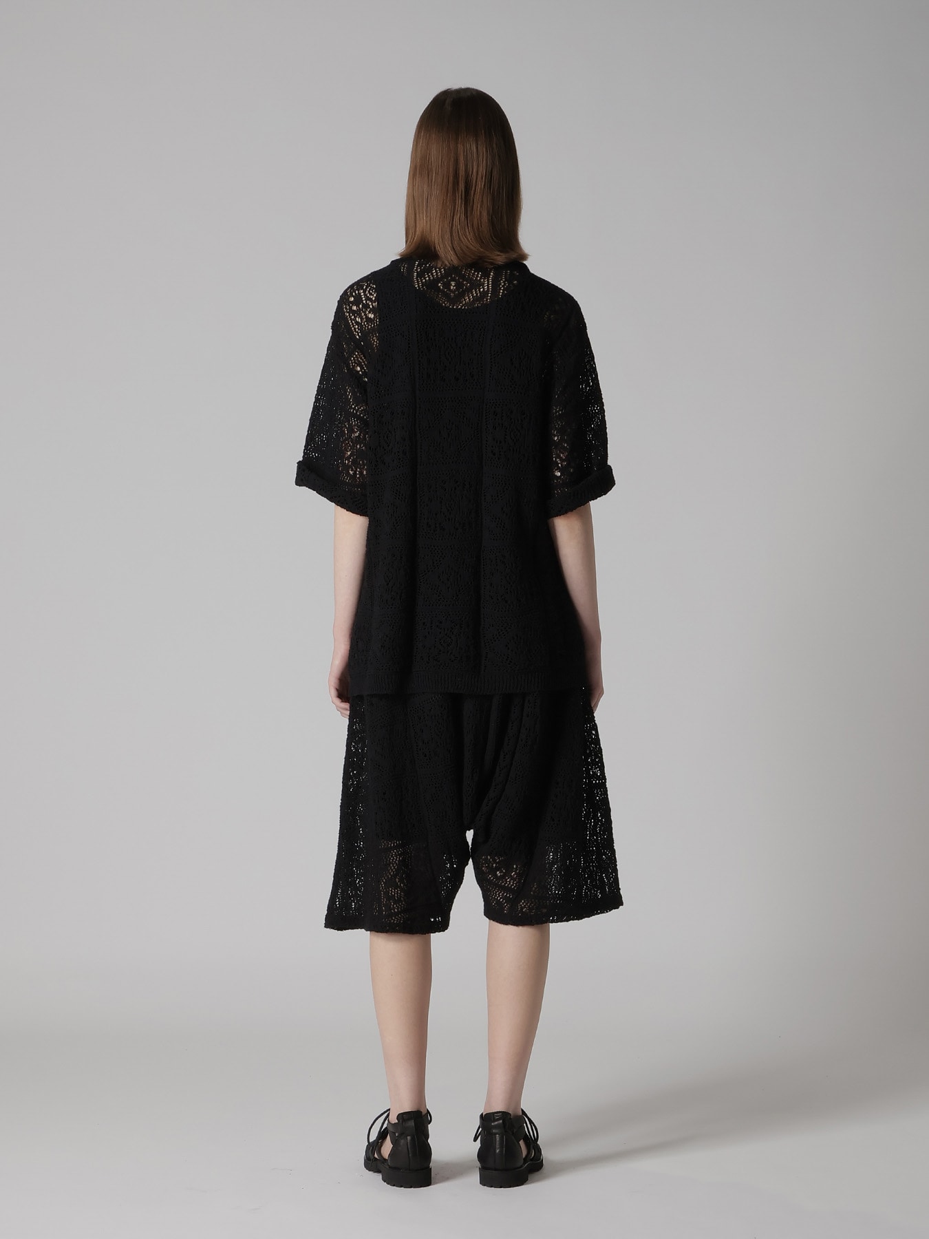 MEXICAN TILE PATTERN KNIT SHIRT