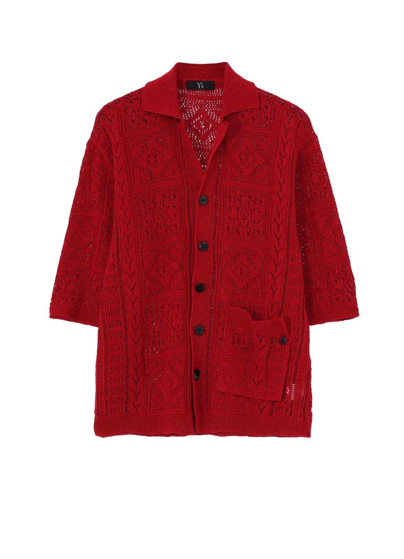 MEXICAN TILE PATTERN KNIT SHIRT