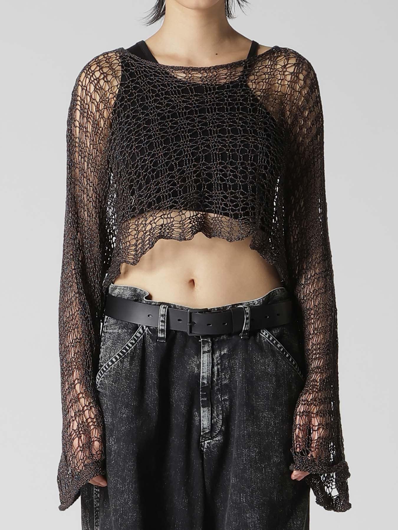 FISHERMAN'S KNIT LONG SLEEVE PULLOVER