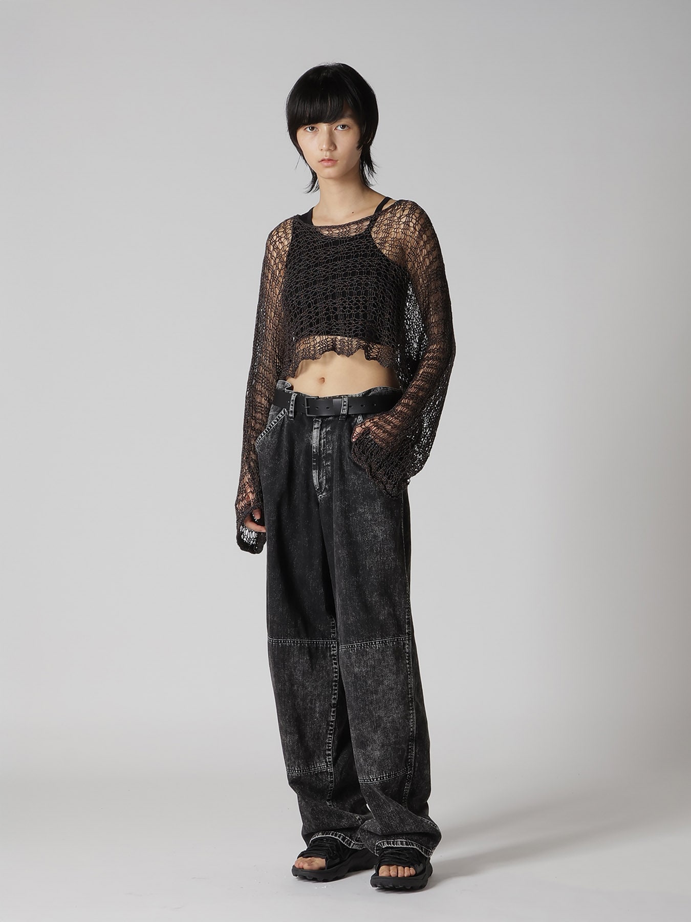 FISHERMAN'S KNIT LONG SLEEVE PULLOVER