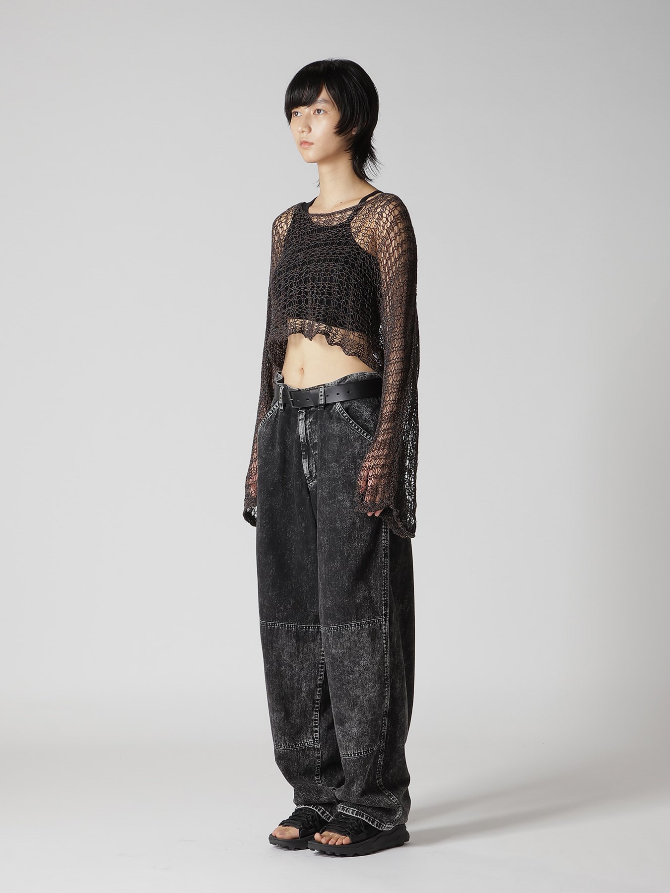 FISHERMAN'S KNIT LONG SLEEVE PULLOVER