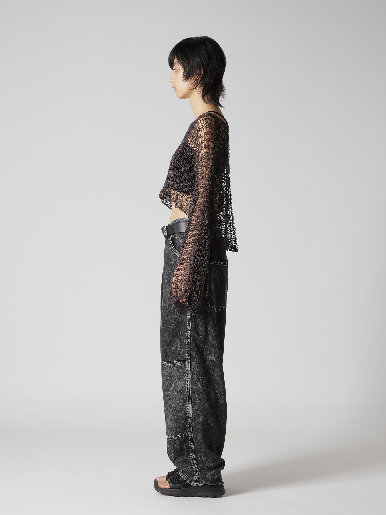 FISHERMAN'S KNIT LONG SLEEVE PULLOVER