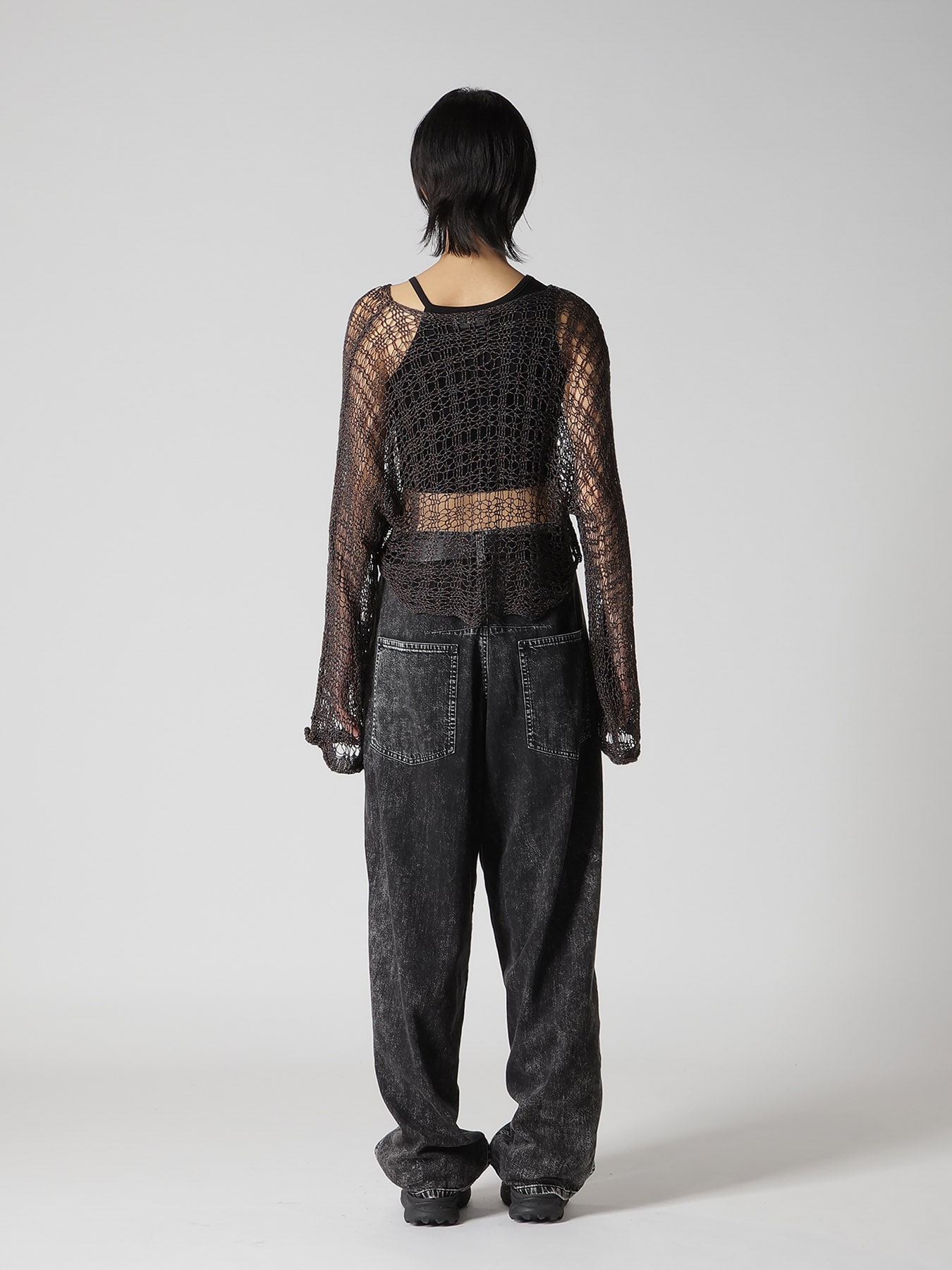 FISHERMAN'S KNIT LONG SLEEVE PULLOVER