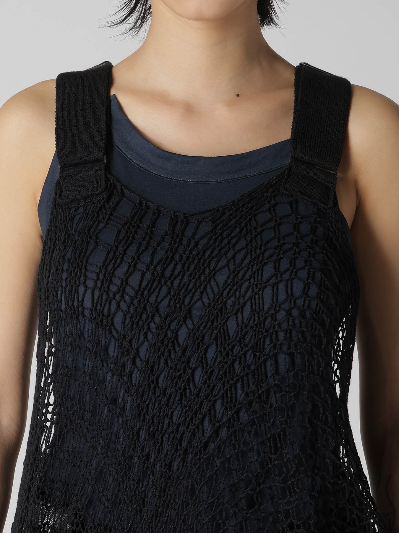 FISHERMAN'S KNIT SQUARE PATTERN PULLOVER