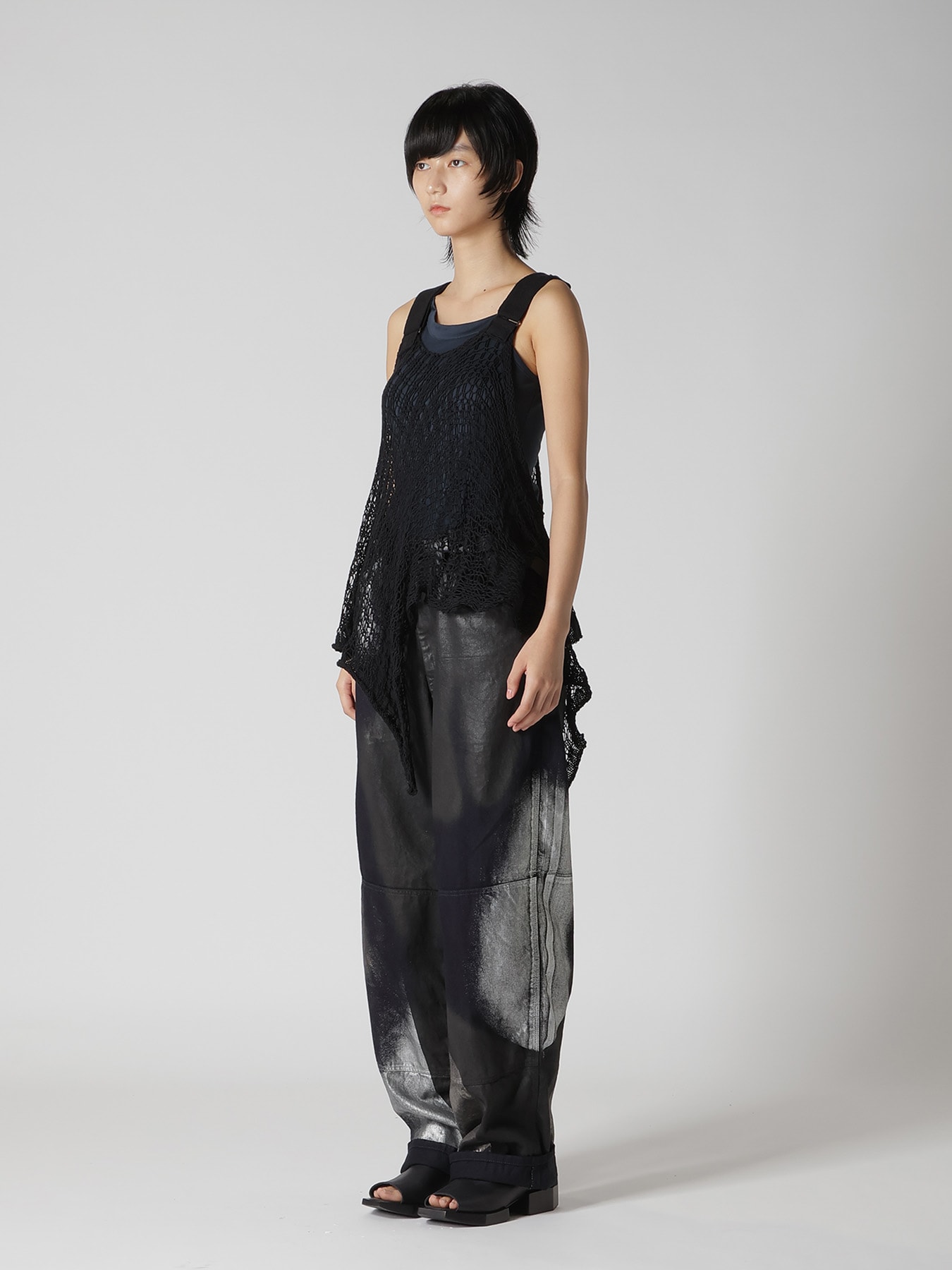 FISHERMAN'S KNIT SQUARE PATTERN PULLOVER