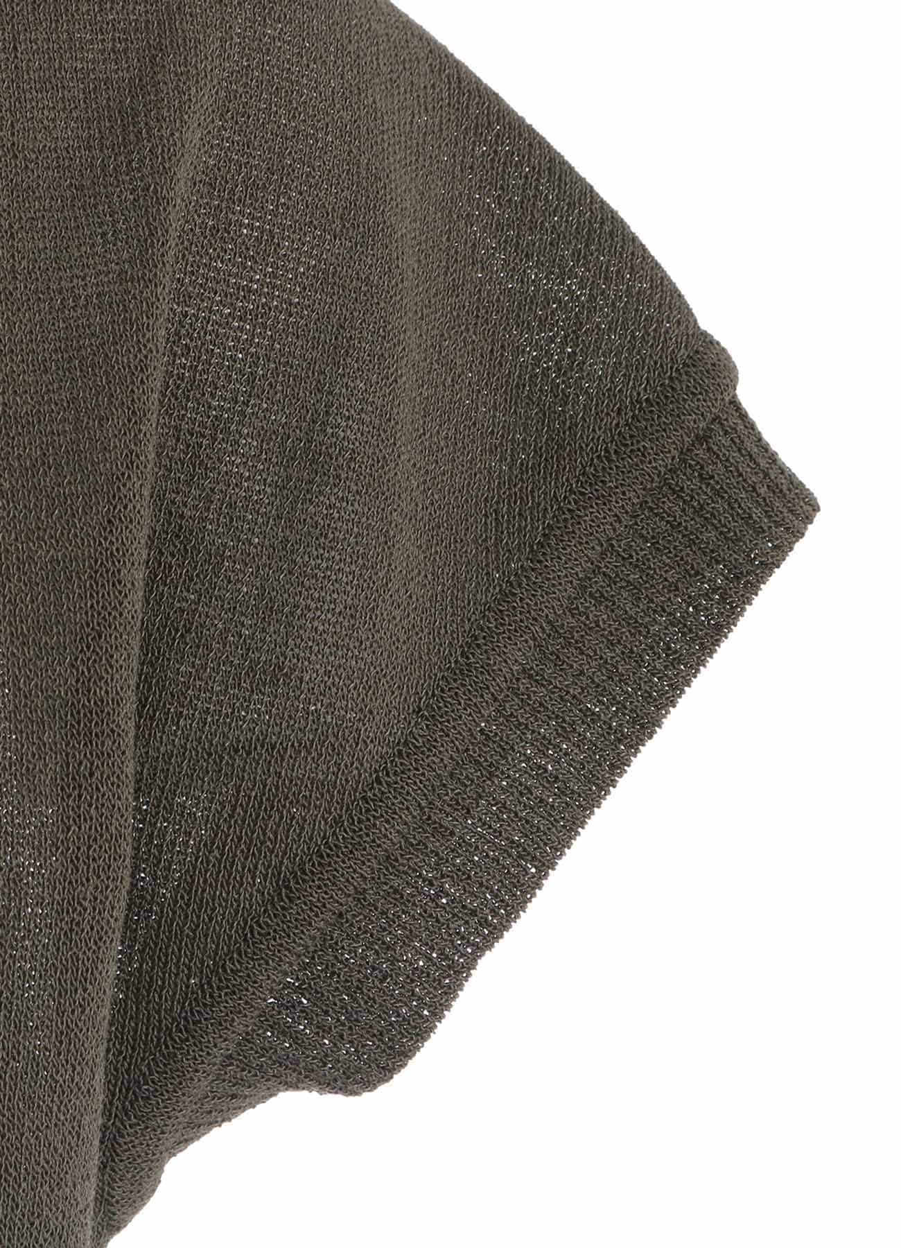 POLYESTER TULLE ASYMMETRIC PULLOVER