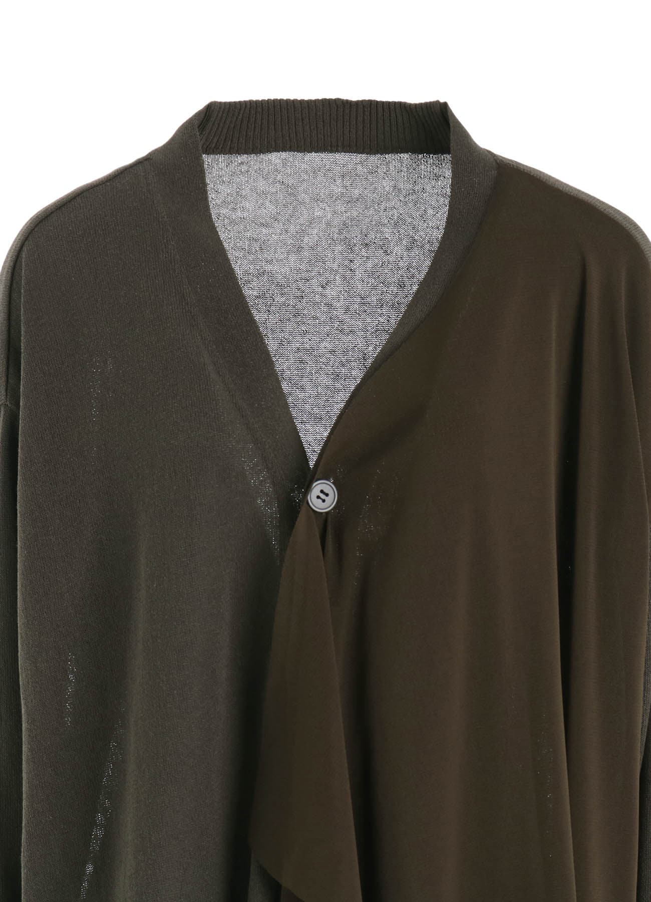 POLYESTER TULLE 2WAY CARDIGAN