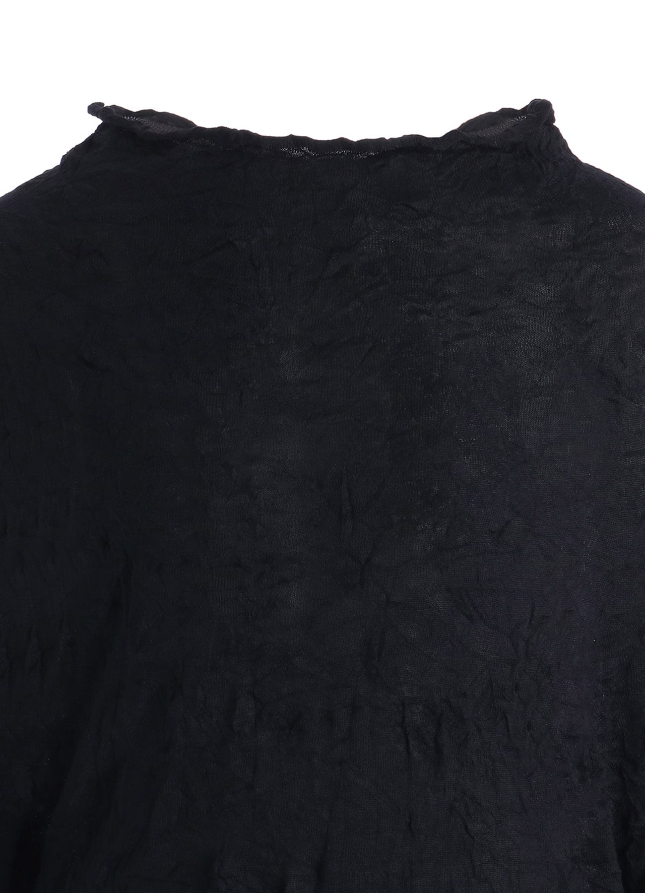 WRINKLED HALF SLEEVE PULLOVER