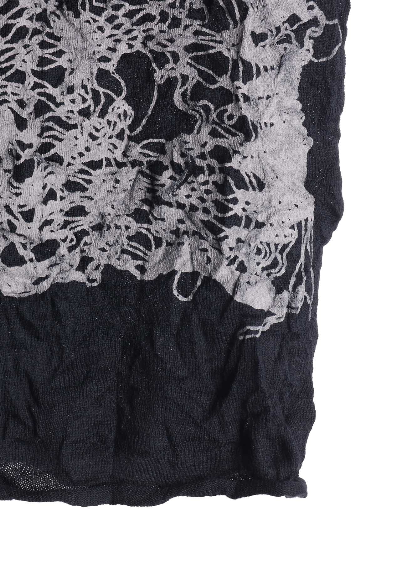 WRINKLED HALF SLEEVE PULLOVER