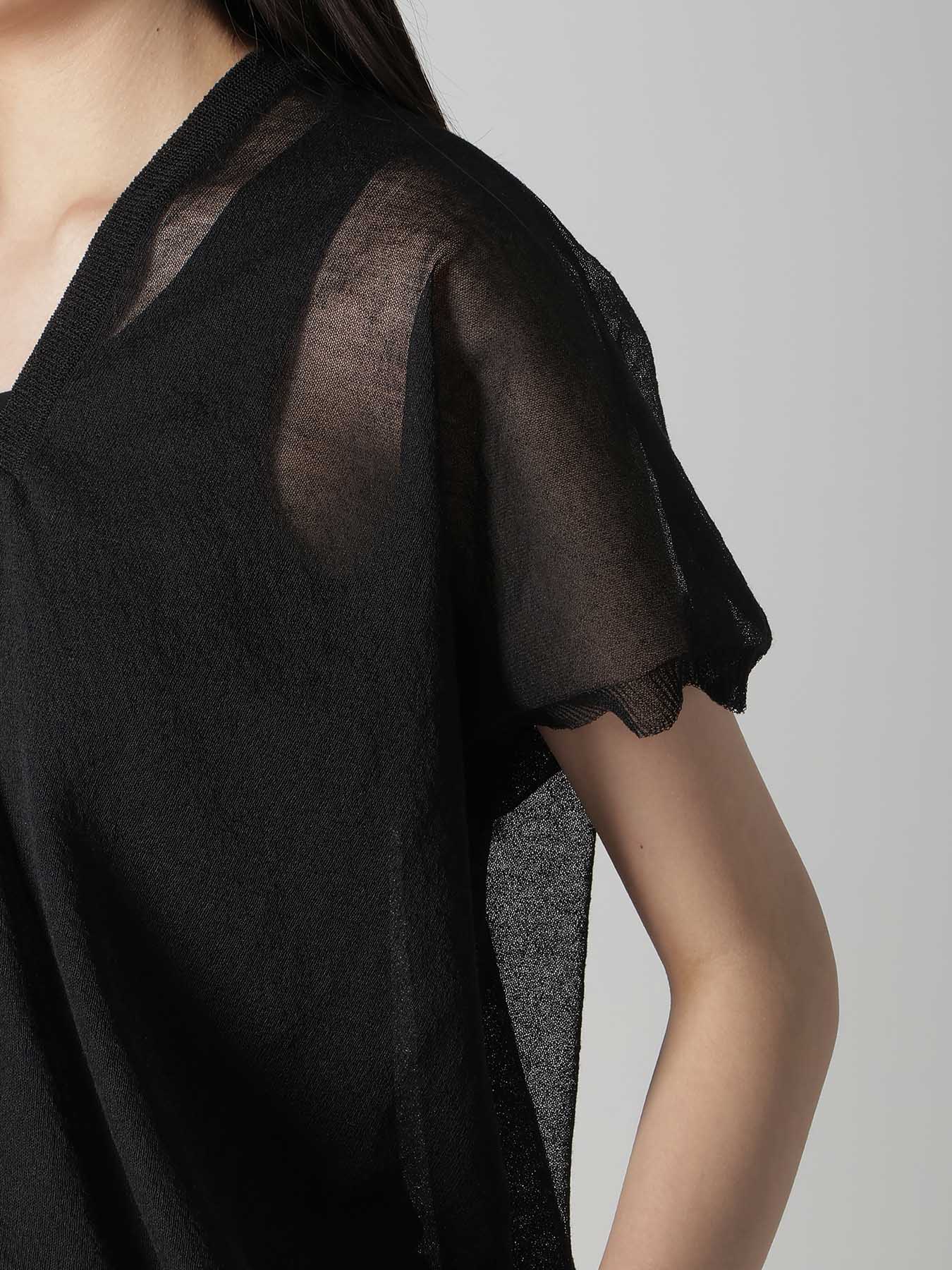 ALLONGE SHEER VEST KNIT