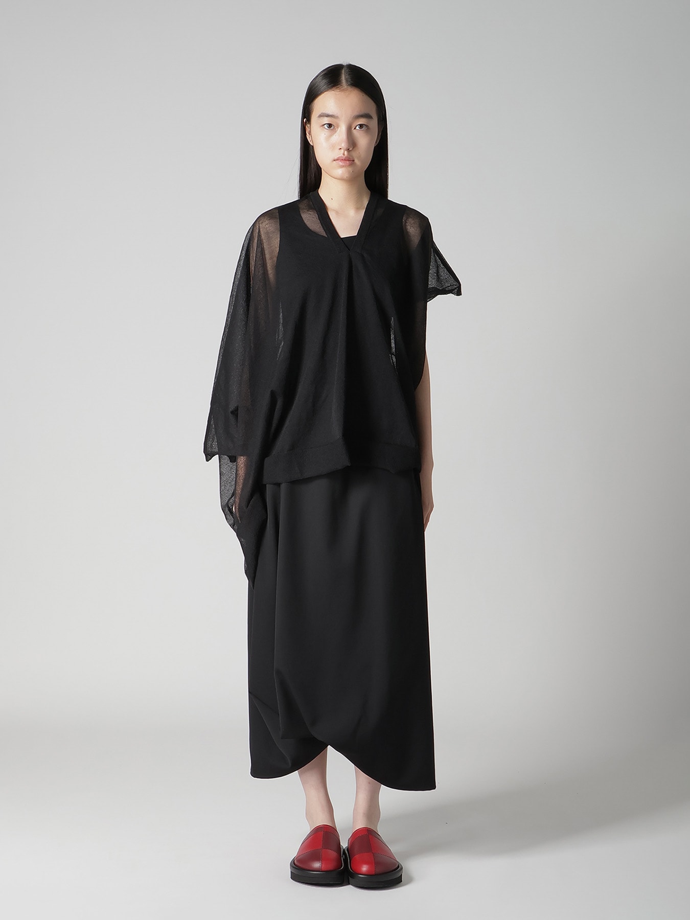 ALLONGE SHEER VEST KNIT