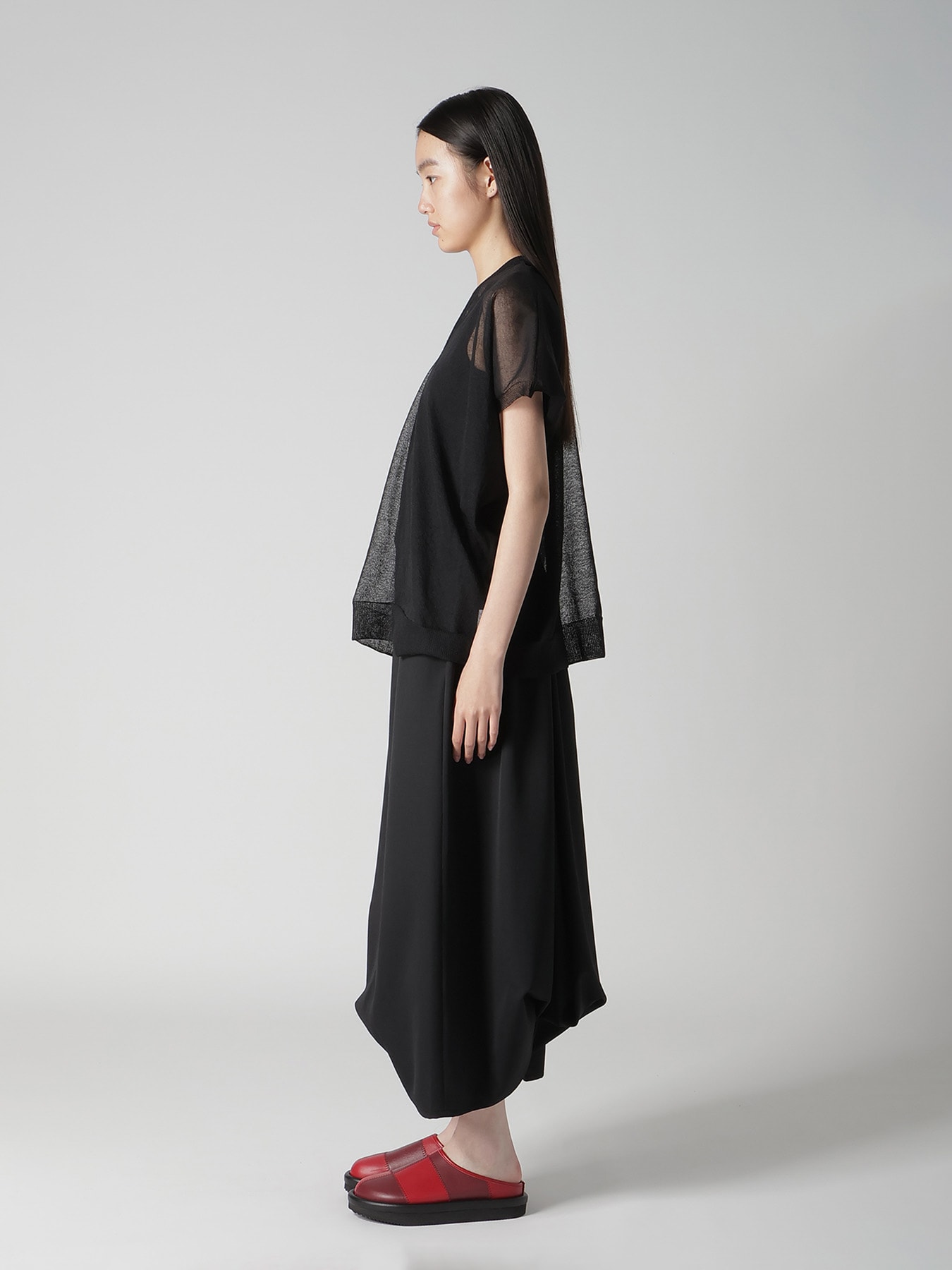 ALLONGE SHEER VEST KNIT