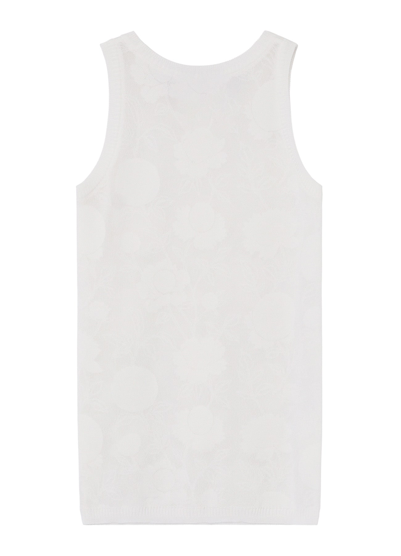 COTTON/NYLON COMPACT TWIST TANK TOP