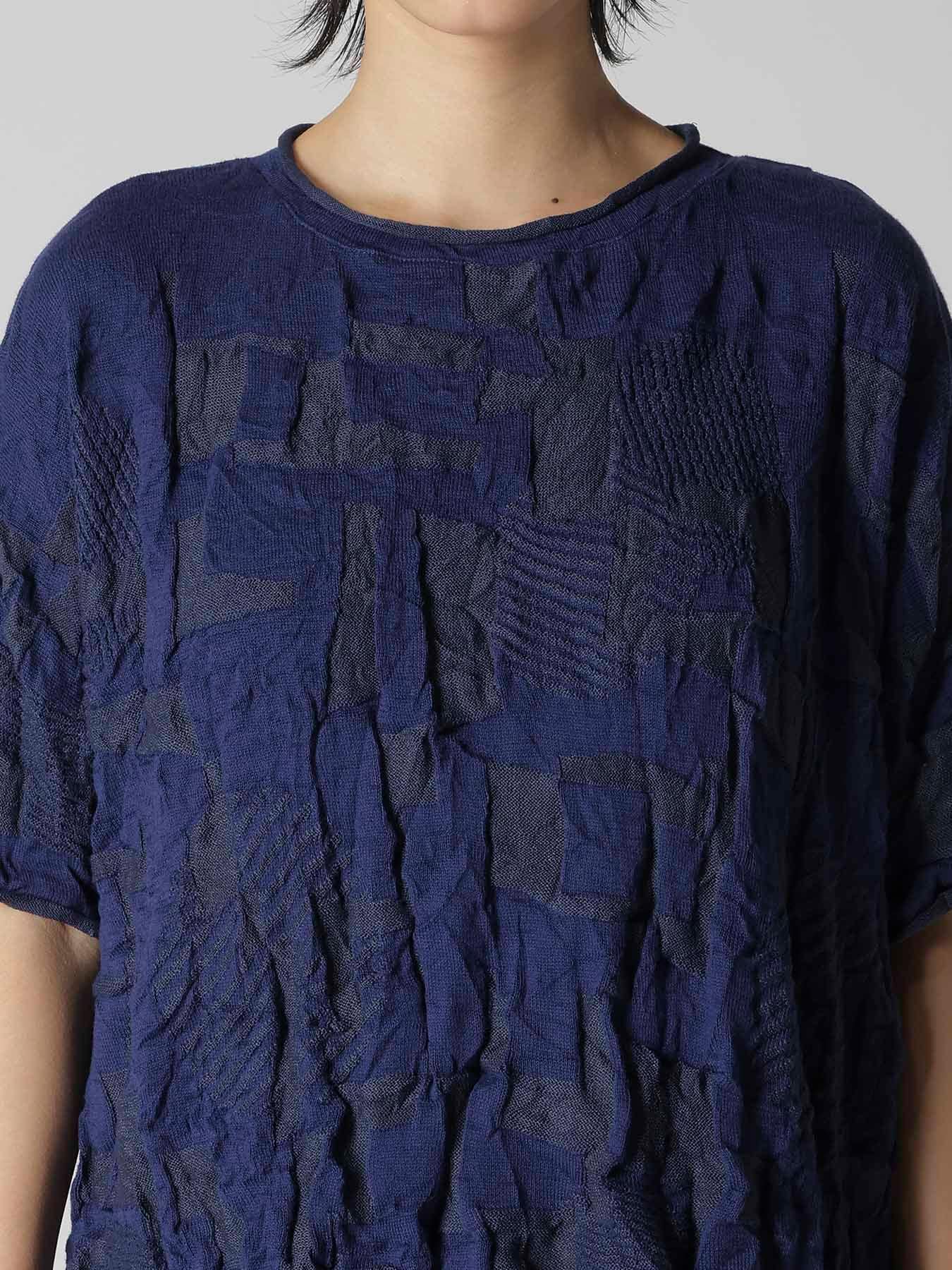 STRIPE CIRCLE LINKS BIG PULLOVER