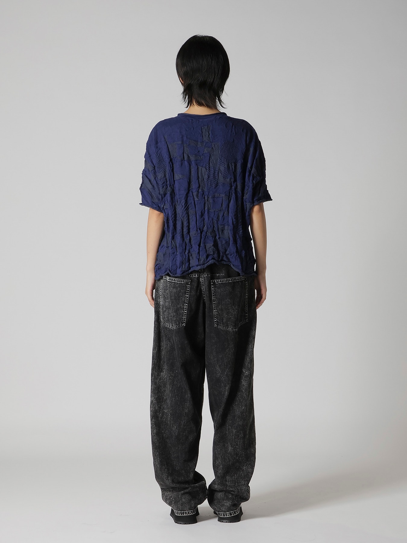 STRIPE CIRCLE LINKS BIG PULLOVER