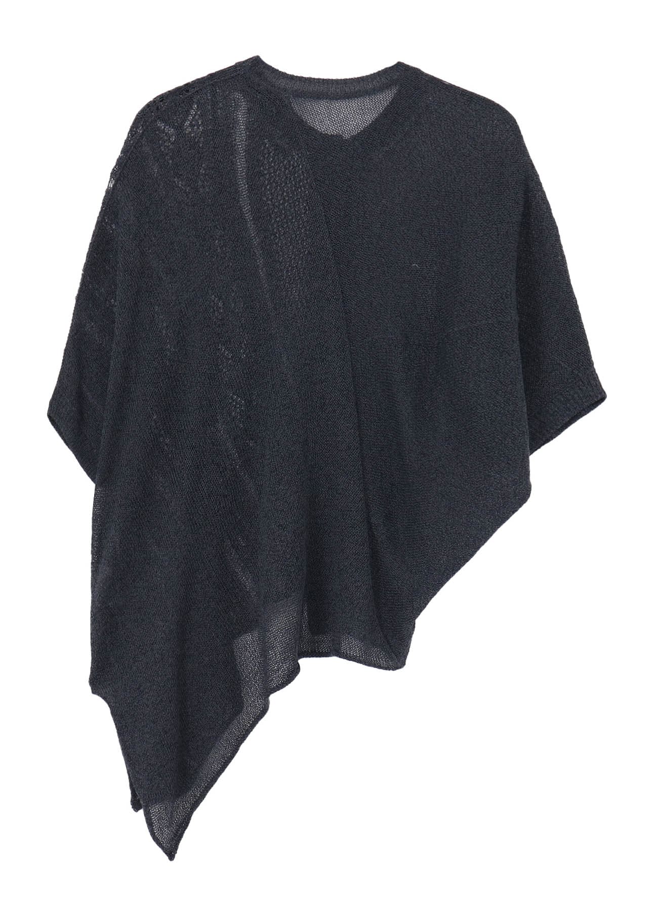 OPEN-WEAVE CABLE-KNIT COAT