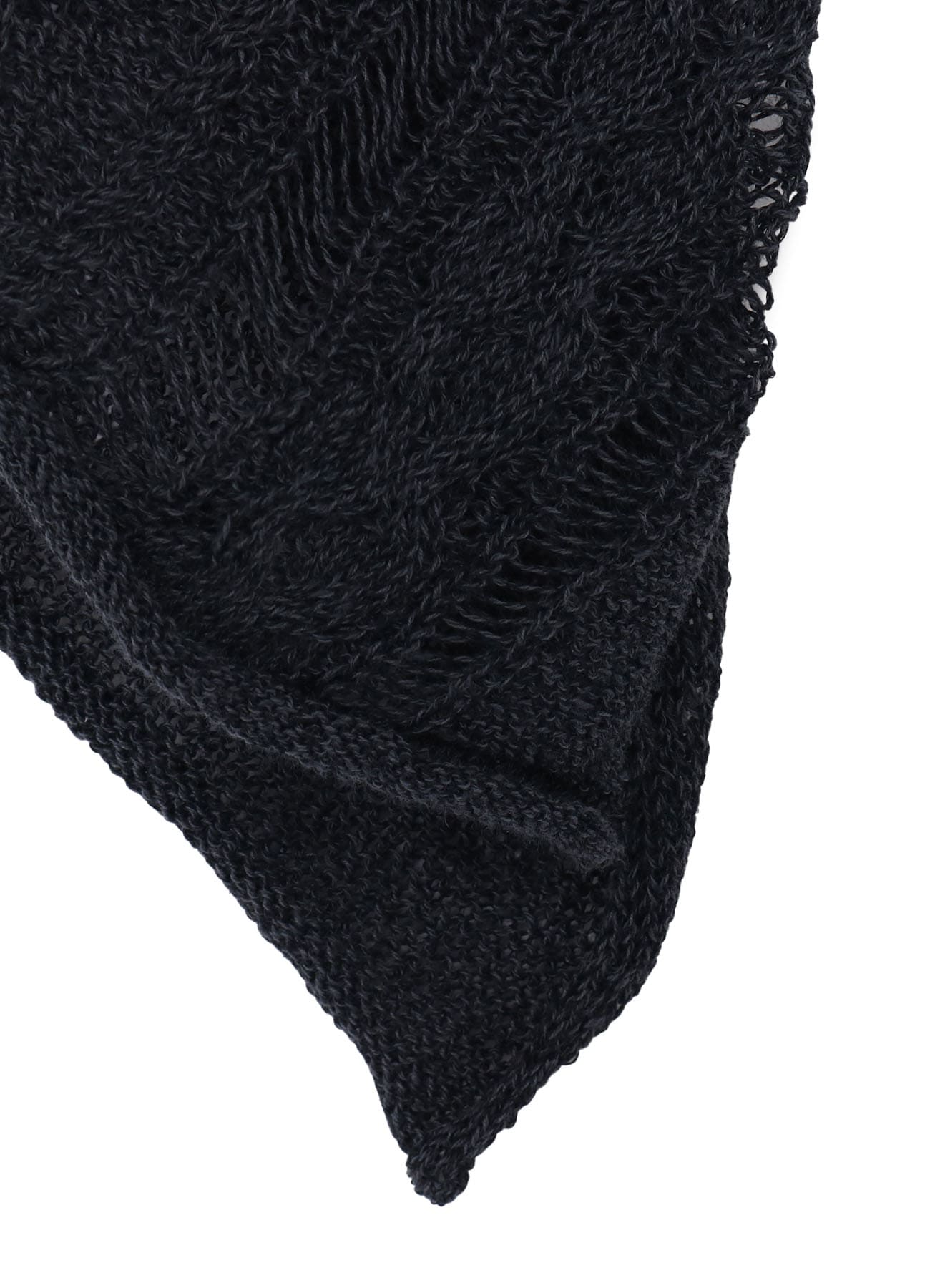 OPEN-WEAVE CABLE-KNIT COAT