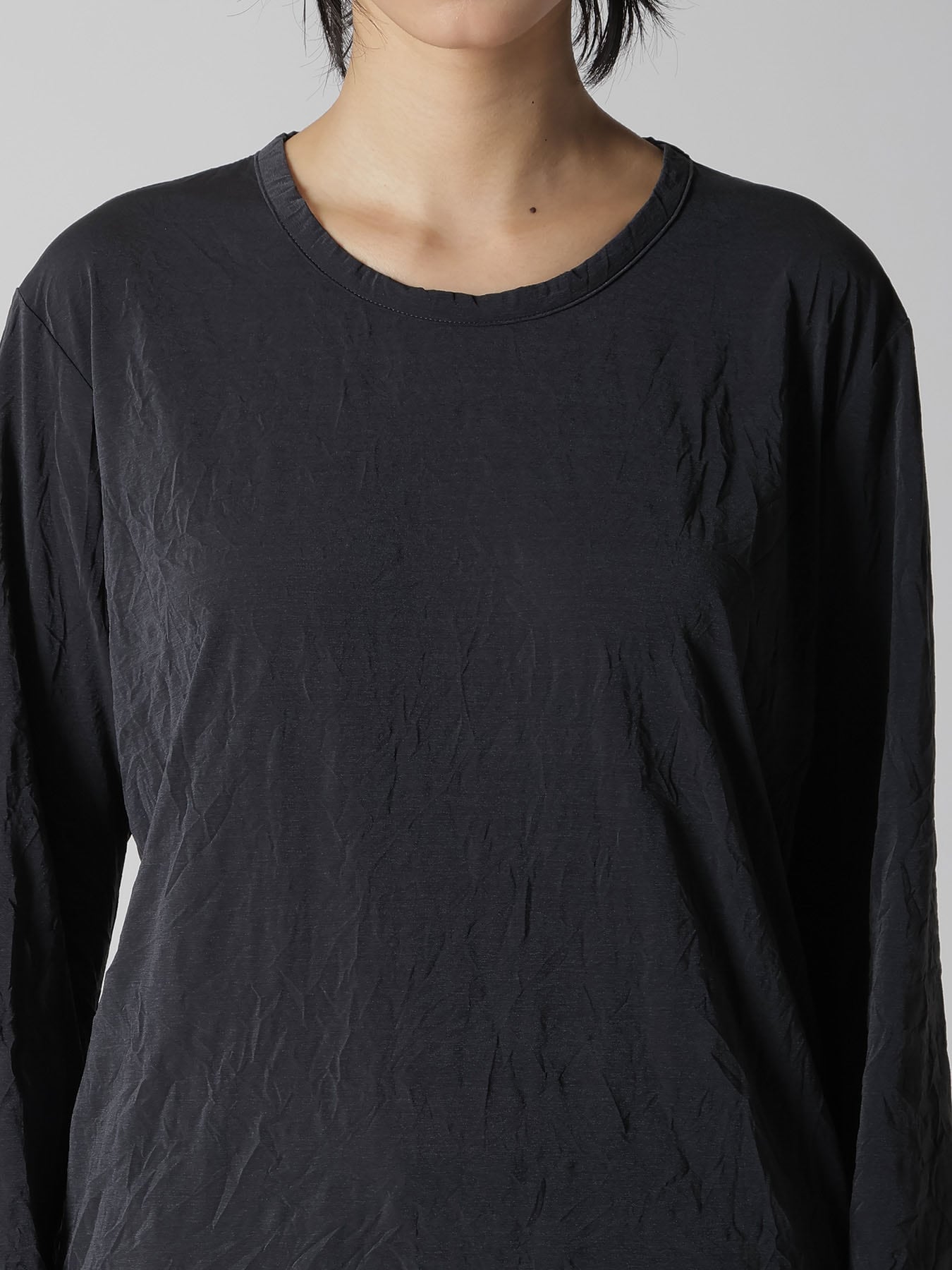 WRINKLE JERSEY Y'S STITCH LONG SLEEVE T